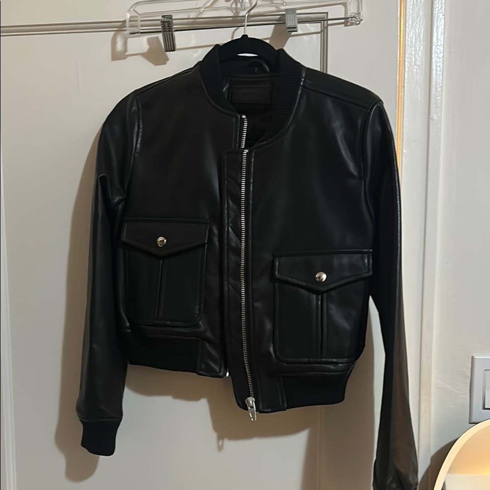 BlankNYC Black Bomber Jacket